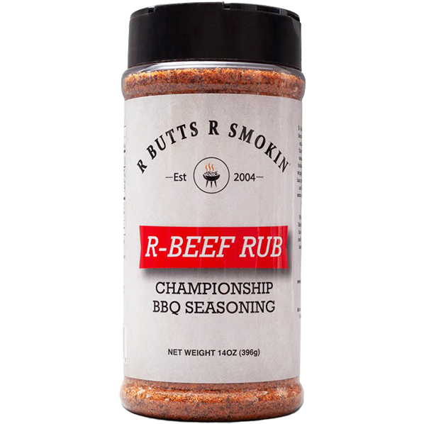 R Butts R Smokin' R-Beef Rub Championship BBQ Seasoning 14 oz. - The Kansas City BBQ Store