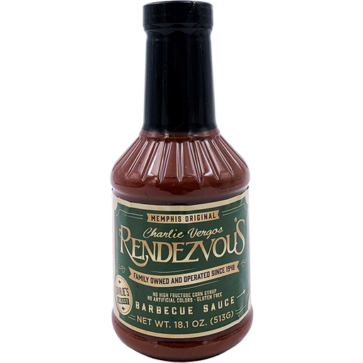Rendezvous 'Charlie's Select' Barbecue Sauce  18.1 oz. - The Kansas City BBQ Store