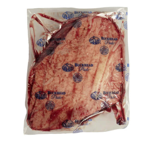 Certified Angus Beef Picanha steak vacuum sealed packaging showing the quality cut inside.
