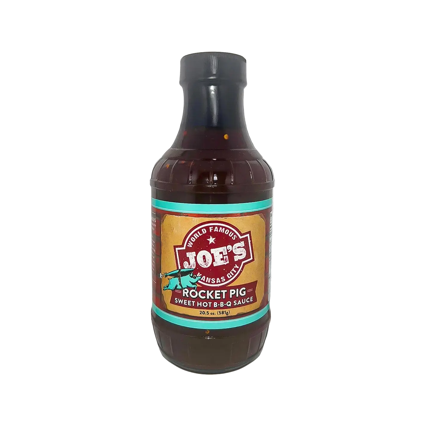 Joe's KC BBQ Rocket Pig Sweet Hot BBQ Sauce - 18oz | Case of 6 - The Kansas City BBQ Store