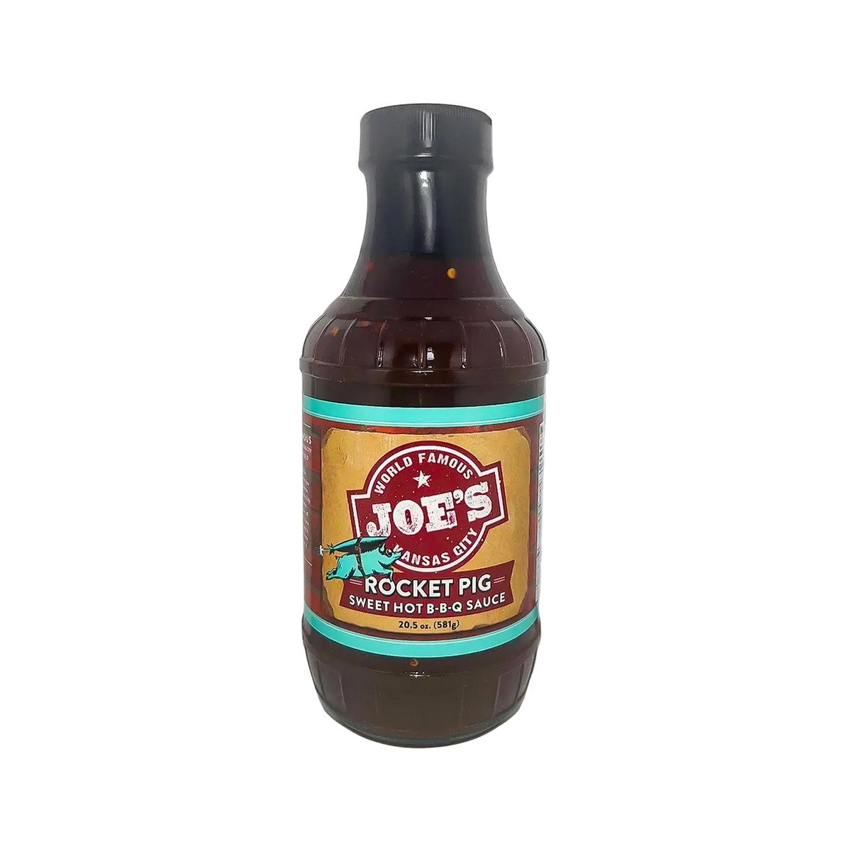 Joe's KC BBQ Rocket Pig Sweet Hot BBQ Sauce - 18oz | Case of 6 - The Kansas City BBQ Store