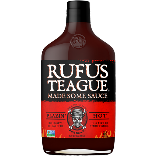 Rufus Teague Blazin' Hot Barbecue Sauce 16 oz. - The Kansas City BBQ Store