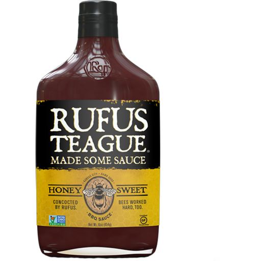 Rufus Teague Honey Sweet Barbecue Sauce 16 oz. - The Kansas City BBQ Store