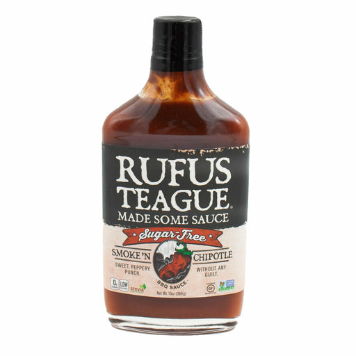 Rufus Teague Smoke 'N Chipotle Sugar-Free  Barbecue Sauce 13 oz. - The Kansas City BBQ Store