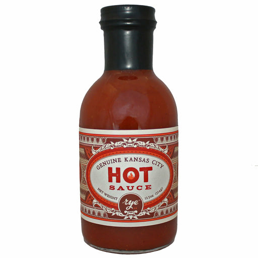 Rye Genuine Kansas City Hot Sauce 12.5 oz. - The Kansas City BBQ Store