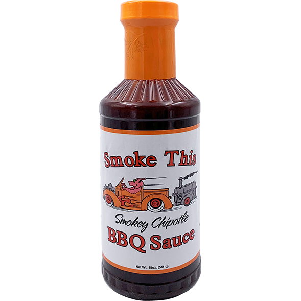 Smoke This Smokey Chipotle BBQ Sauce 18 oz. - The Kansas City BBQ Store