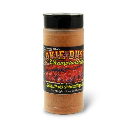 Smoky Okie's Okie Dust Championship Rib, Pork & Poultry Rub 12 oz. - The Kansas City BBQ Store