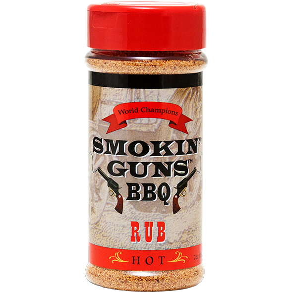 Smokin' Guns BBQ Hot Rub 7 oz. - The Kansas City BBQ Store