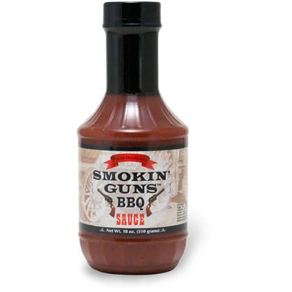 Smokin' Guns BBQ Sauce 18 oz. - The Kansas City BBQ Store