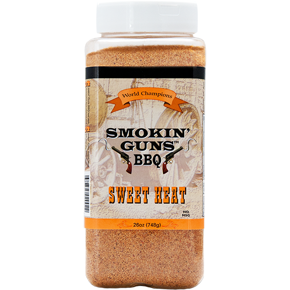 Smokin' Guns Sweet Heat BBQ Rub 26 oz. - The Kansas City BBQ Store