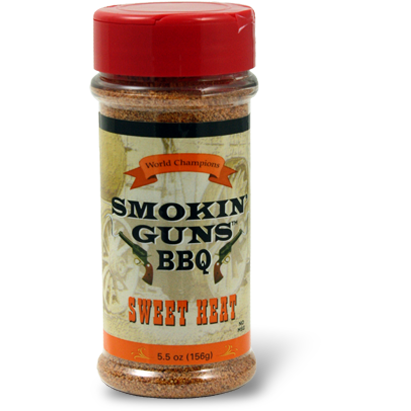 Smokin' Guns Sweet Heat BBQ Rub 5.5 oz. - The Kansas City BBQ Store