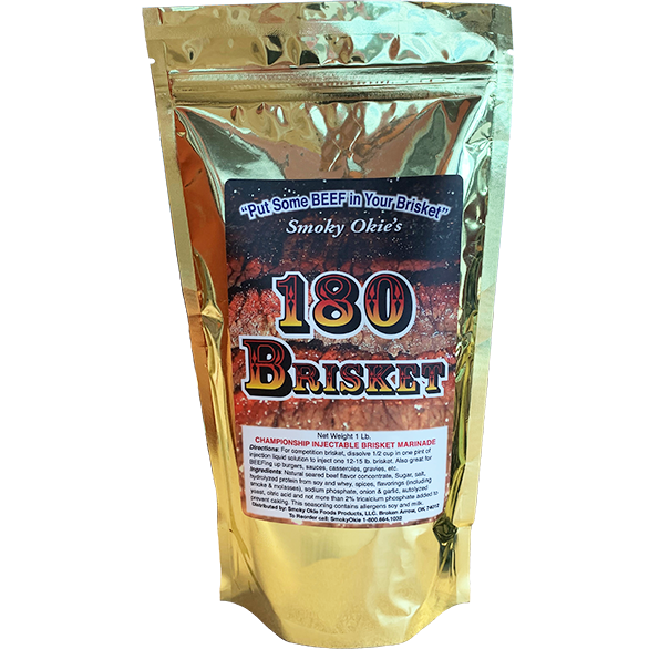 Smoky Okie's 180 Brisket Injection 1 lb. - The Kansas City BBQ Store