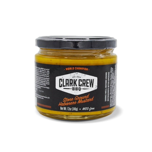 Clark Crew BBQ Habanero Stone Ground Mustard - The Kansas City BBQ Store