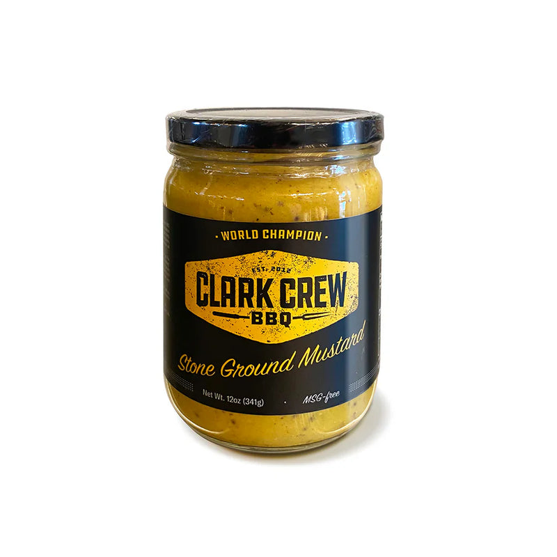 Clark Crew BBQ Stone Ground Mustard - The Kansas City BBQ Store