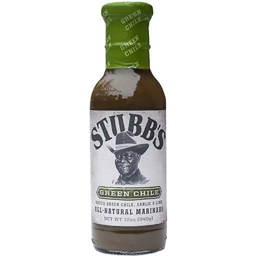 Stubb's Green Chile Marinade 12 oz. - The Kansas City BBQ Store