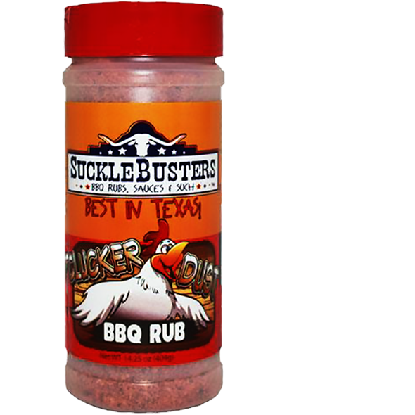Suckle Busters Clucker Dust BBQ Rub 14.25 oz. - The Kansas City BBQ Store