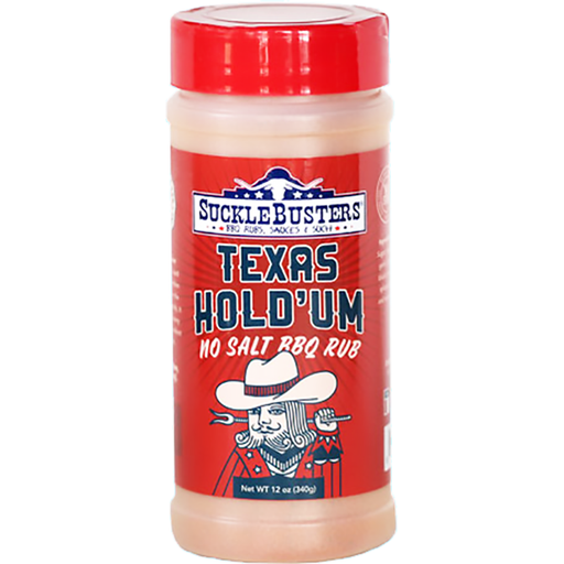 Suckle Busters Texas Hold 'Um No Salt BBQ Rub 14.25 oz. - The Kansas City BBQ Store