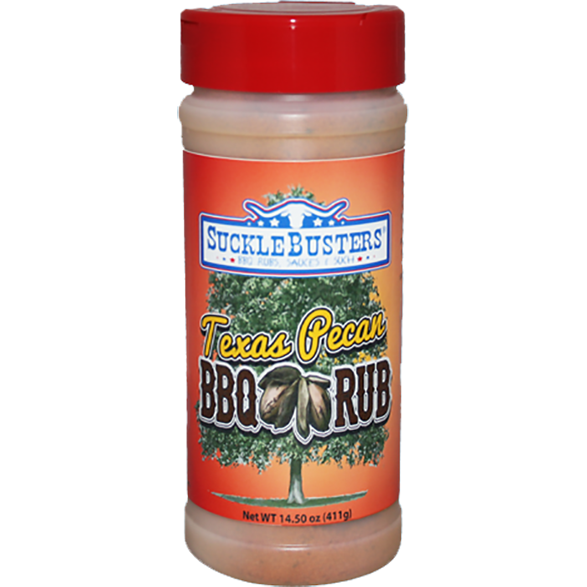 Suckle Busters Texas Pecan BBQ Rub 13.75 oz. - The Kansas City BBQ Store
