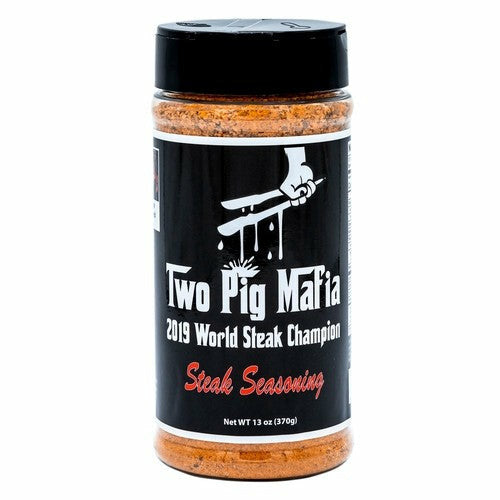 Suckle Busters Two Pig Steak Seasoning 13 oz. - The Kansas City BBQ Store