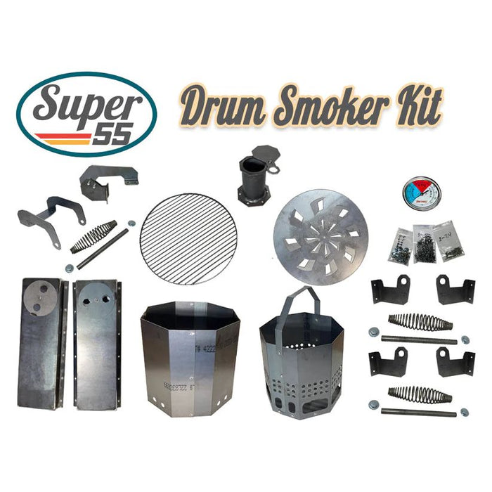 Super 55 Drum Smoker Kit - The Kansas City BBQ Store