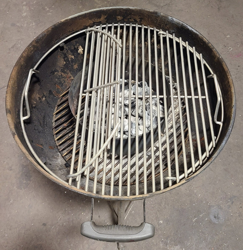 Super Heavy Duty Food Grate For 22" Kettle (0.275" Stainless Steel, heavier than 1/4")
