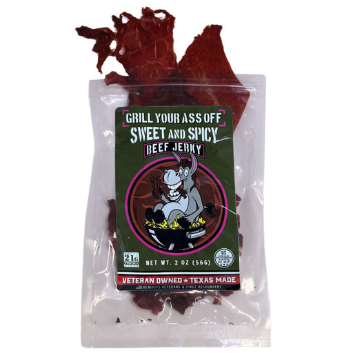 Sweet & Spicy Beef Jerky - The Kansas City BBQ Store