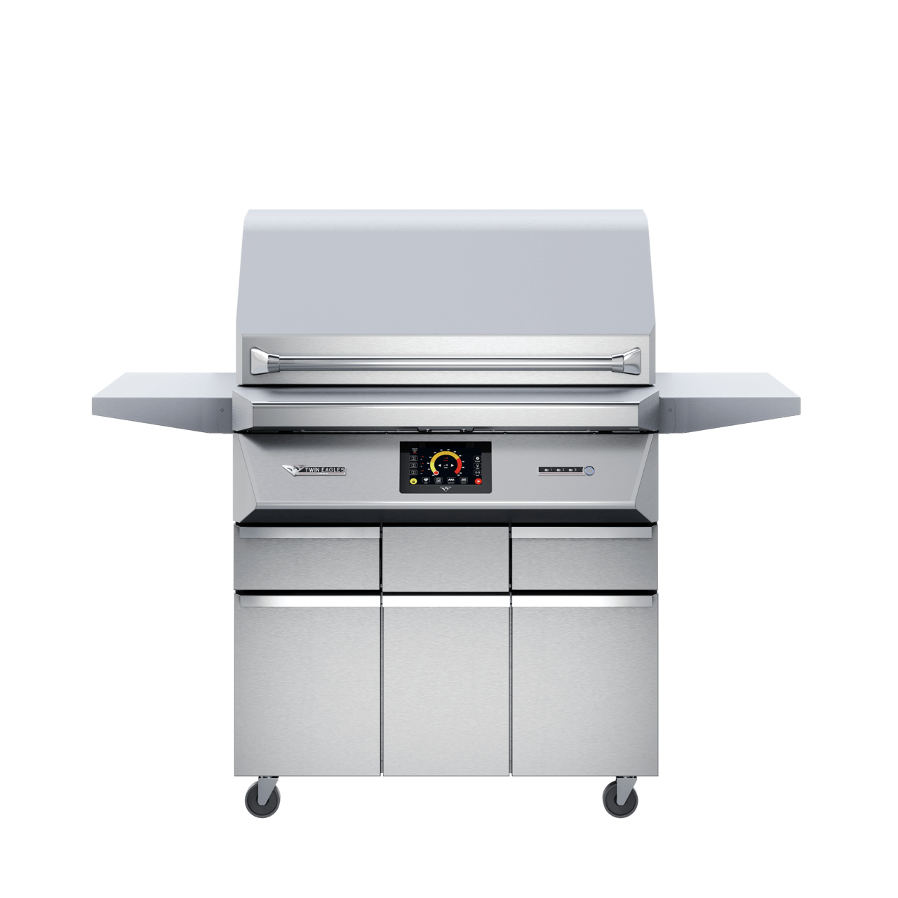 Twin Eagles 36" Pellet Grill on Grill Cart