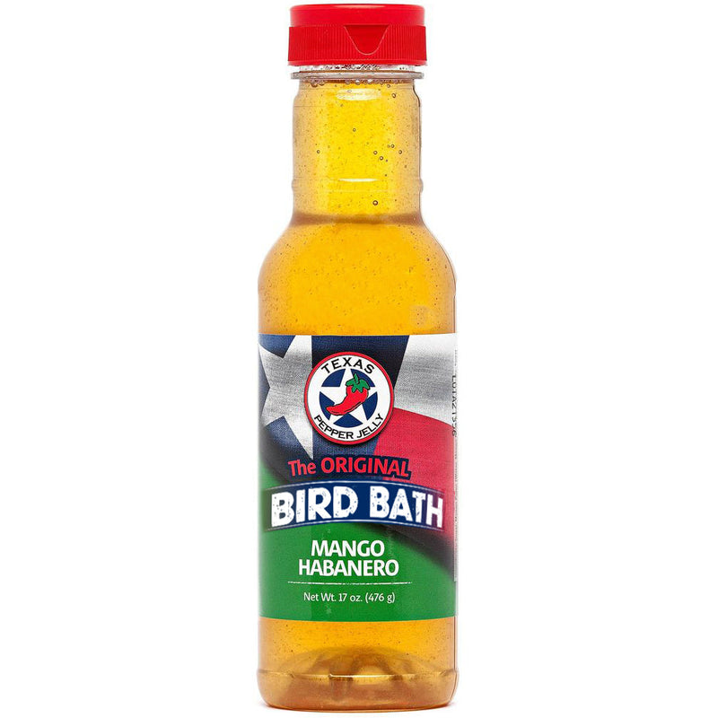 Texas Pepper Jelly Bird Bath Mango Habanero 12 oz. - The Kansas City BBQ Store