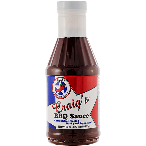 Texas Pepper Jelly Craig's BBQ Sauce 20 oz. - The Kansas City BBQ Store