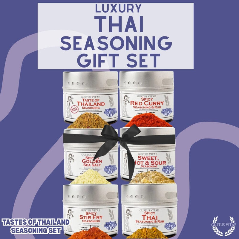 Thai Seasoning Gift Set - Tastes of Thailand - Artisanal Spice Blends Six Pack