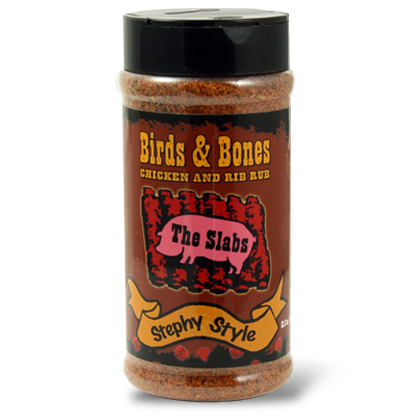 The Slabs Birds & Bones Stephy Style Chicken and Rib Rub 12.5 oz. - The Kansas City BBQ Store