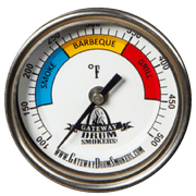 Gateway Drum Smokers® 3" Custom Dial Thermometer - The Kansas City BBQ Store