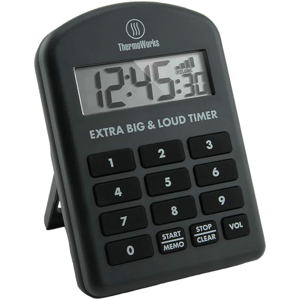 ThermoWorks Extra Big & Loud Timer - The Kansas City BBQ Store