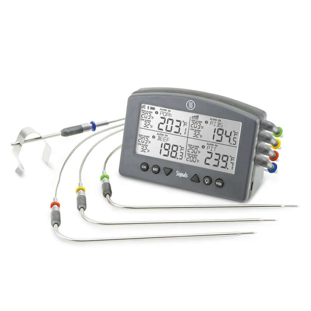 ThermoWorks Signals Wi-Fi & Bluetooth 4-Channel Thermometer - The Kansas City BBQ Store