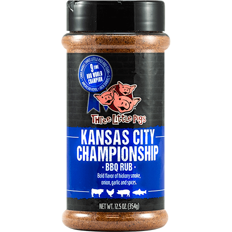 Three Little Pigs Kansas City Championship BBQ Rub - Worldwide Shipping Available! | The Kansas City BBQ Store