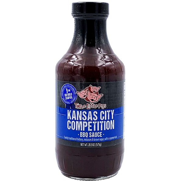 Three Little Pigs Kansas City Competition BBQ Sauce 19.5 oz. - Worldwide Shipping Available! | The Kansas City BBQ Store