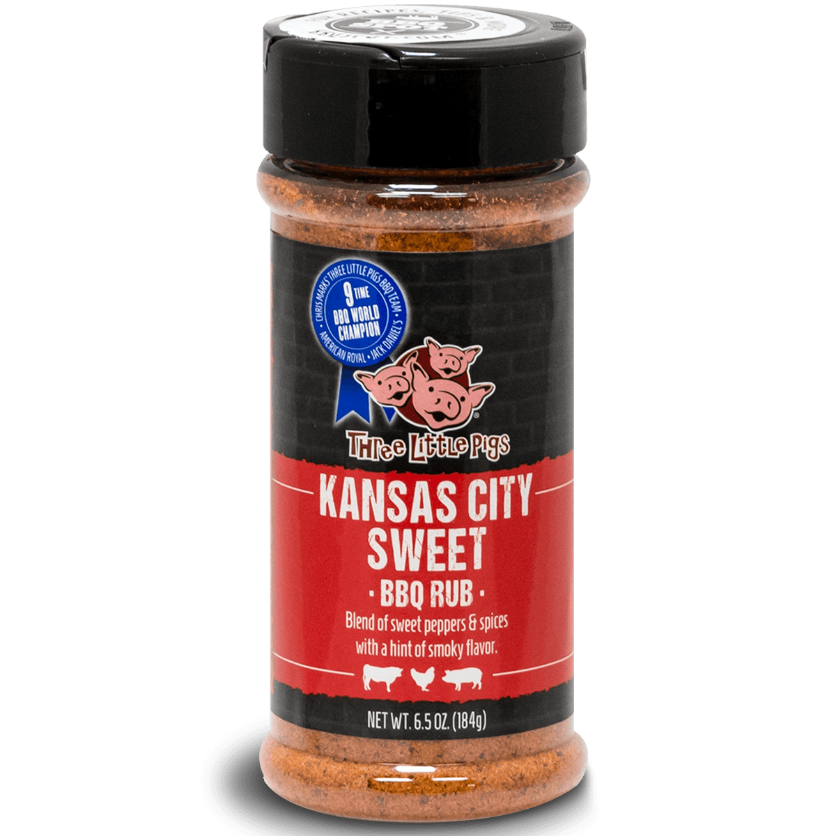 Three Little Pigs Kansas City Sweet BBQ Rub 12,25 oz.