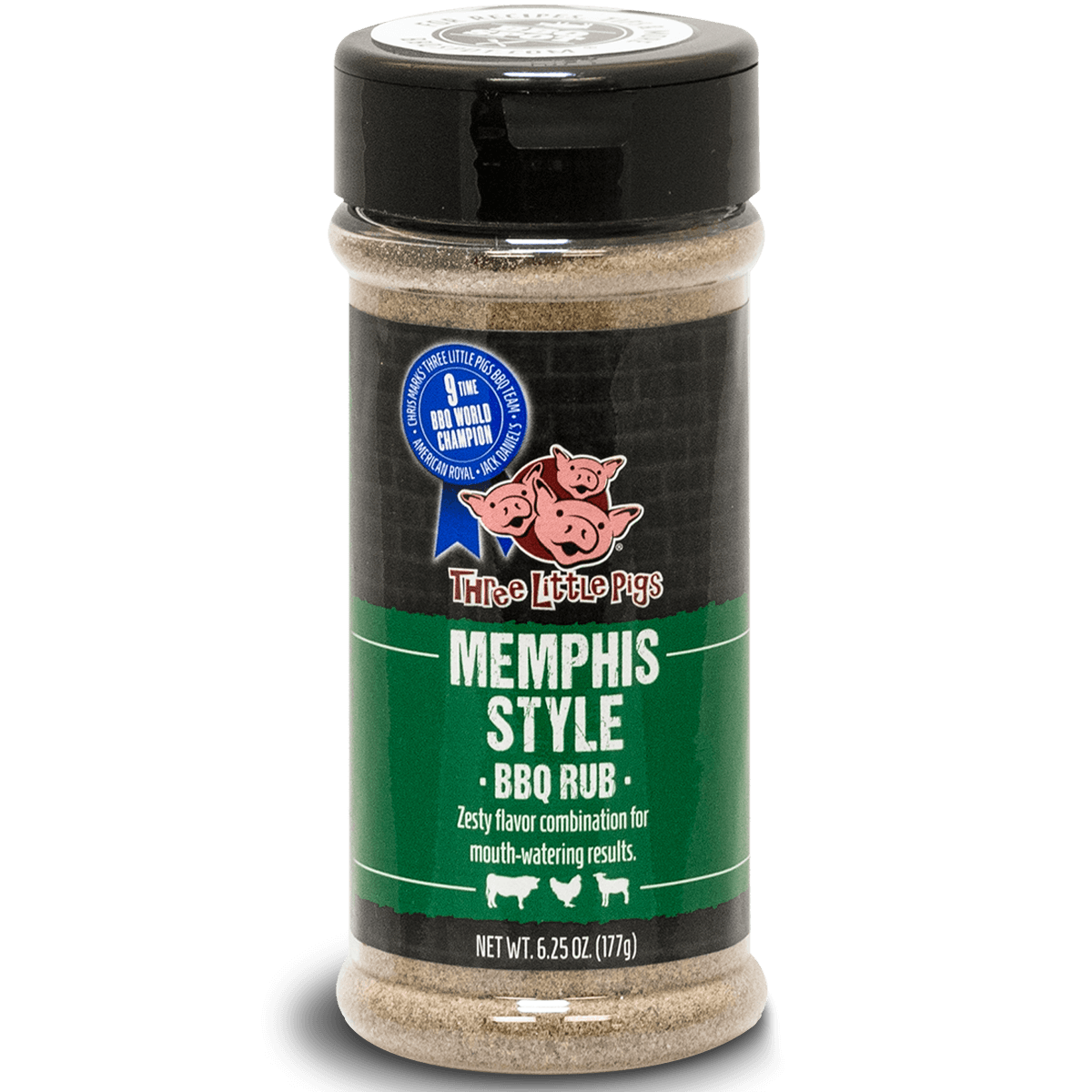 Three Little Pigs Memphis Style BBQ Rub