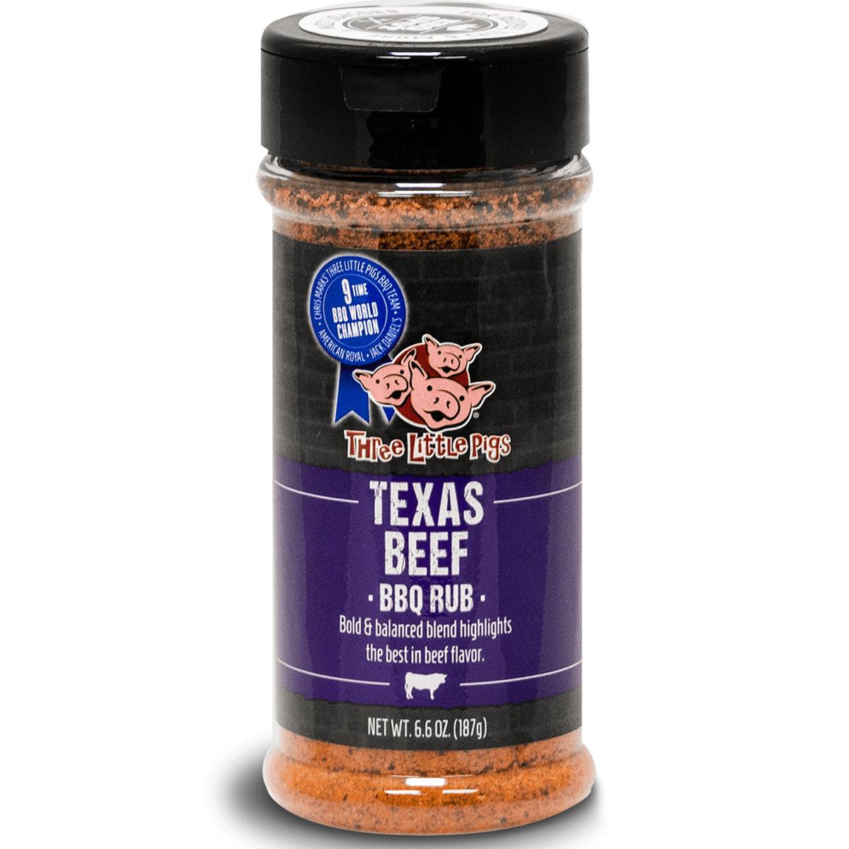 Three Little Pigs Texas Beef BBQ Rub 12,2 oz.