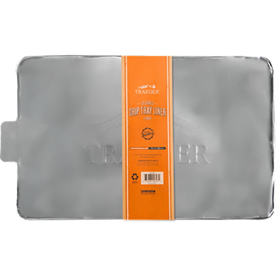 Traeger Drip Tray Liner 5-pack 20 Series Tailgater/Bronson - The Kansas City BBQ Store