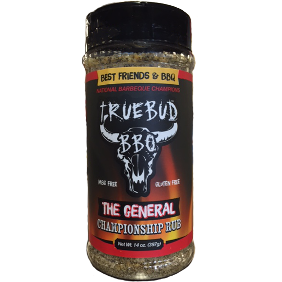 TRUEBUD The General Championship Rub 14 oz. - The Kansas City BBQ Store