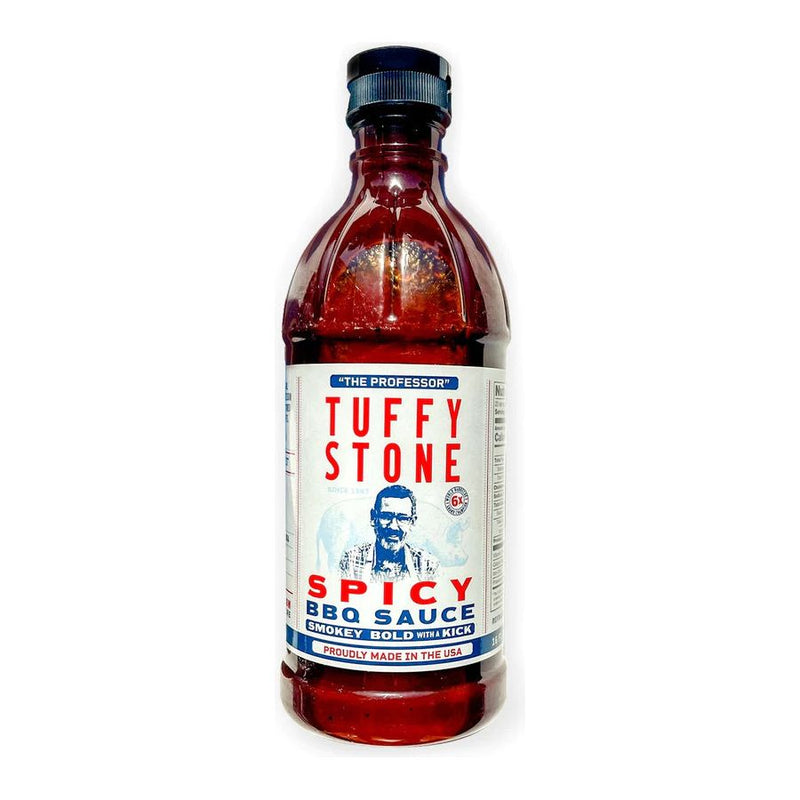 Tuffy Stone Spicy BBQ Sauce 16 oz. - The Kansas City BBQ Store
