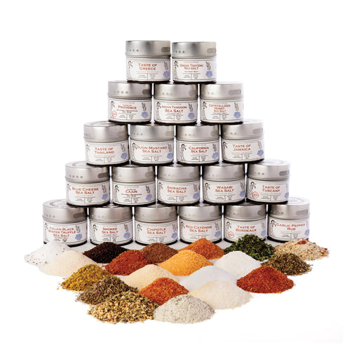 Ultimate Artisanal Seasoning and Gourmet Sea Salt Collection - 20 Tins - The Kansas City BBQ Store