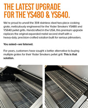 Yoder Smoker YS640 Stainless Steel 2 pc Cooking Grates - The Kansas City BBQ Store