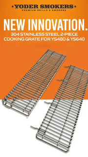 Yoder Smoker YS640 Stainless Steel 2 pc Cooking Grates - The Kansas City BBQ Store