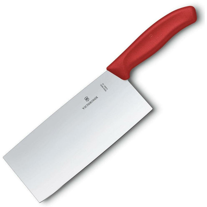 Victorinox 7" Cleaver Red Handle - The Kansas City BBQ Store
