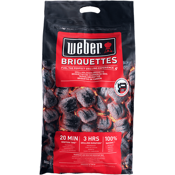 Sac de charbon de bois pour briquettes Weber 20#