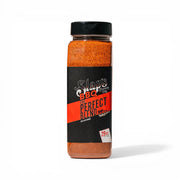 Bottle of Slap's BBQ The Perfect Blend, a Kansas City BBQ rub, offering sweet, savory, and spicy flavor for meats.