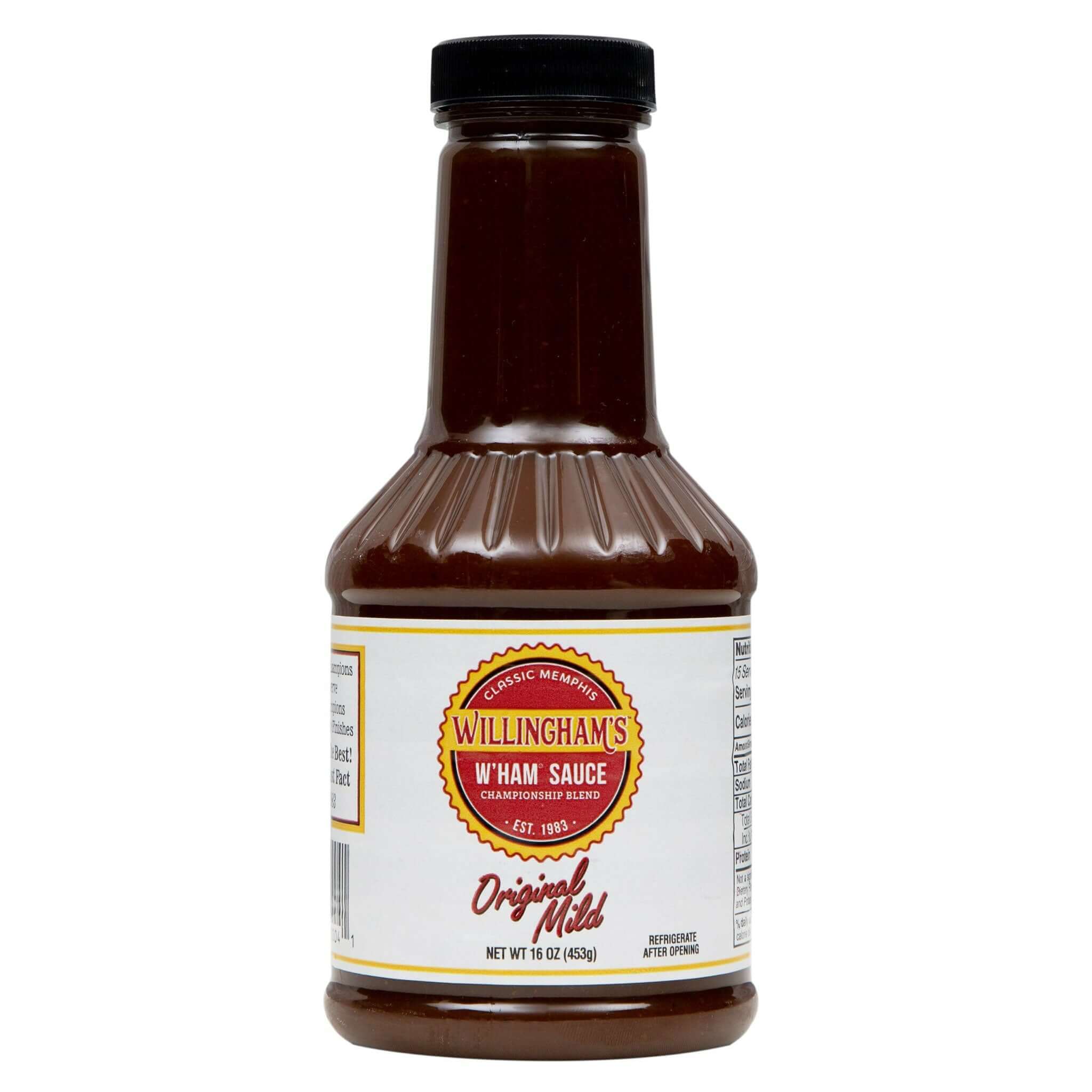 Willingham's W'ham Sauce Original Mild 19 oz. - The Kansas City BBQ Store
