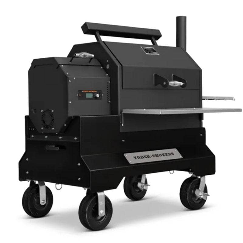 Yoder Smokers YS640S Pellet Grills on Competition Cart with Storage Drawer